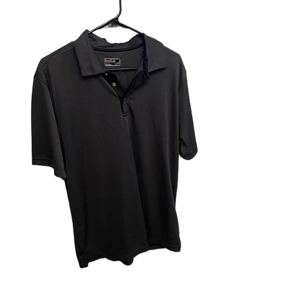 NWOT Bolle Mens 1/4 Button Down Polo